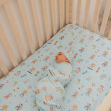 Premium Knit Fitted Crib Sheet - Tanner