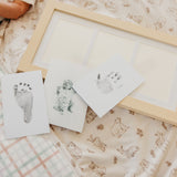 Natural Birch DIY Handprint + Footprint Kit with Frame