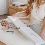 Matte White DIY Handprint + Footprint Kit with Frame