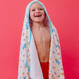 Premium Big Kid Hooded Towel - Disney Scrump Dreamsicles