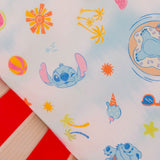 Premium Knit Fitted Crib Sheet - Disney Stitch Dreamsicles