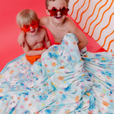Three-Layer Jumbo Quilt - Disney Stitch Dreamsicles