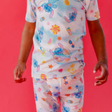 2pc Short Sleeve Pajama Set - Disney Stitch Dreamsicles