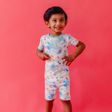 2pc Short Sleeve Pajama Set - Disney Stitch Dreamsicles