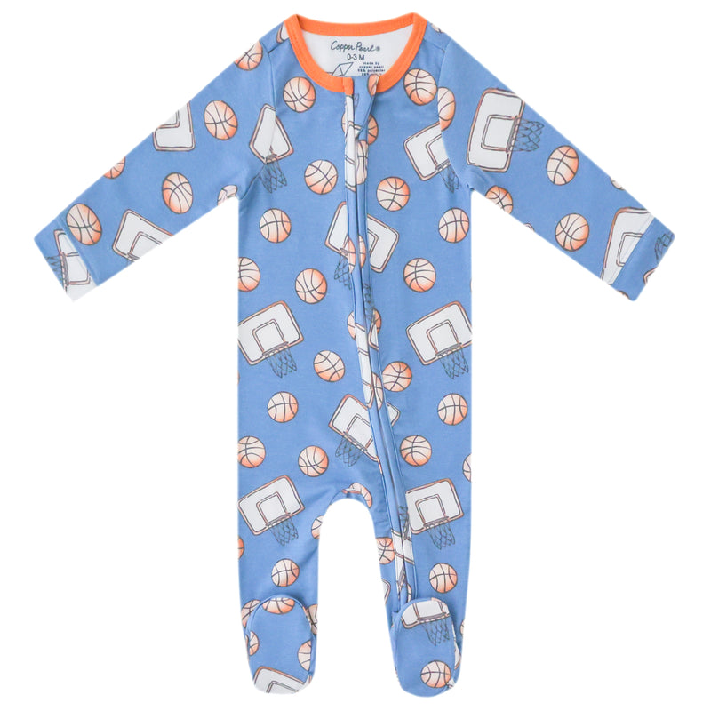 Zip-Up Footie Pajama - Dunk