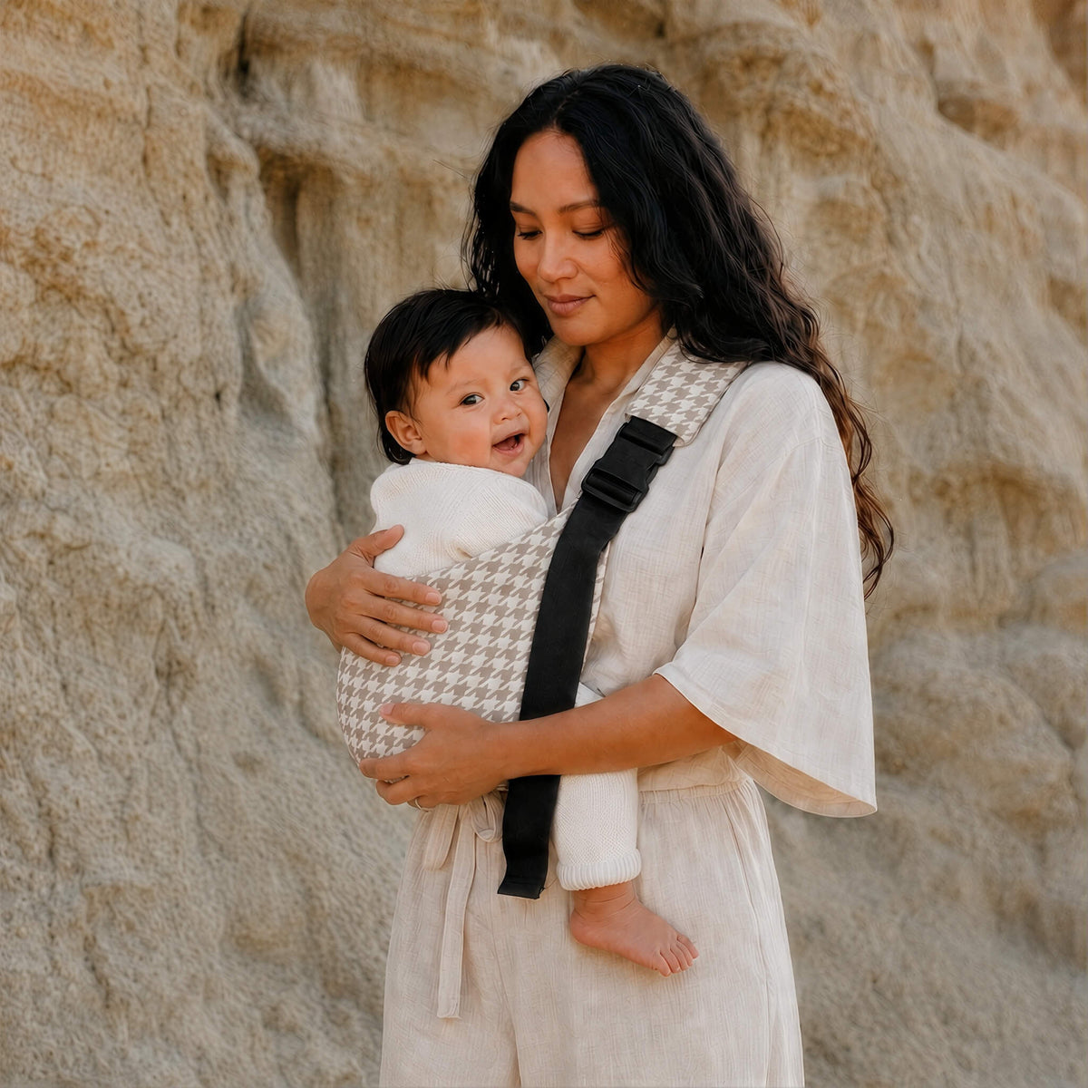Everyday Cotton Sling Carrier - Chiffon