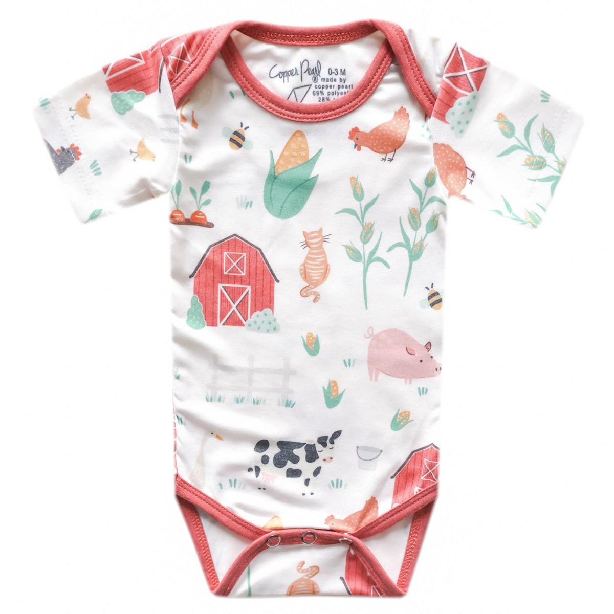 Short Sleeve Bodysuit - Farmstead