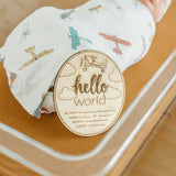 Wooden Announcement Sign - Flyer