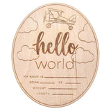 Wooden Announcement Sign - Flyer