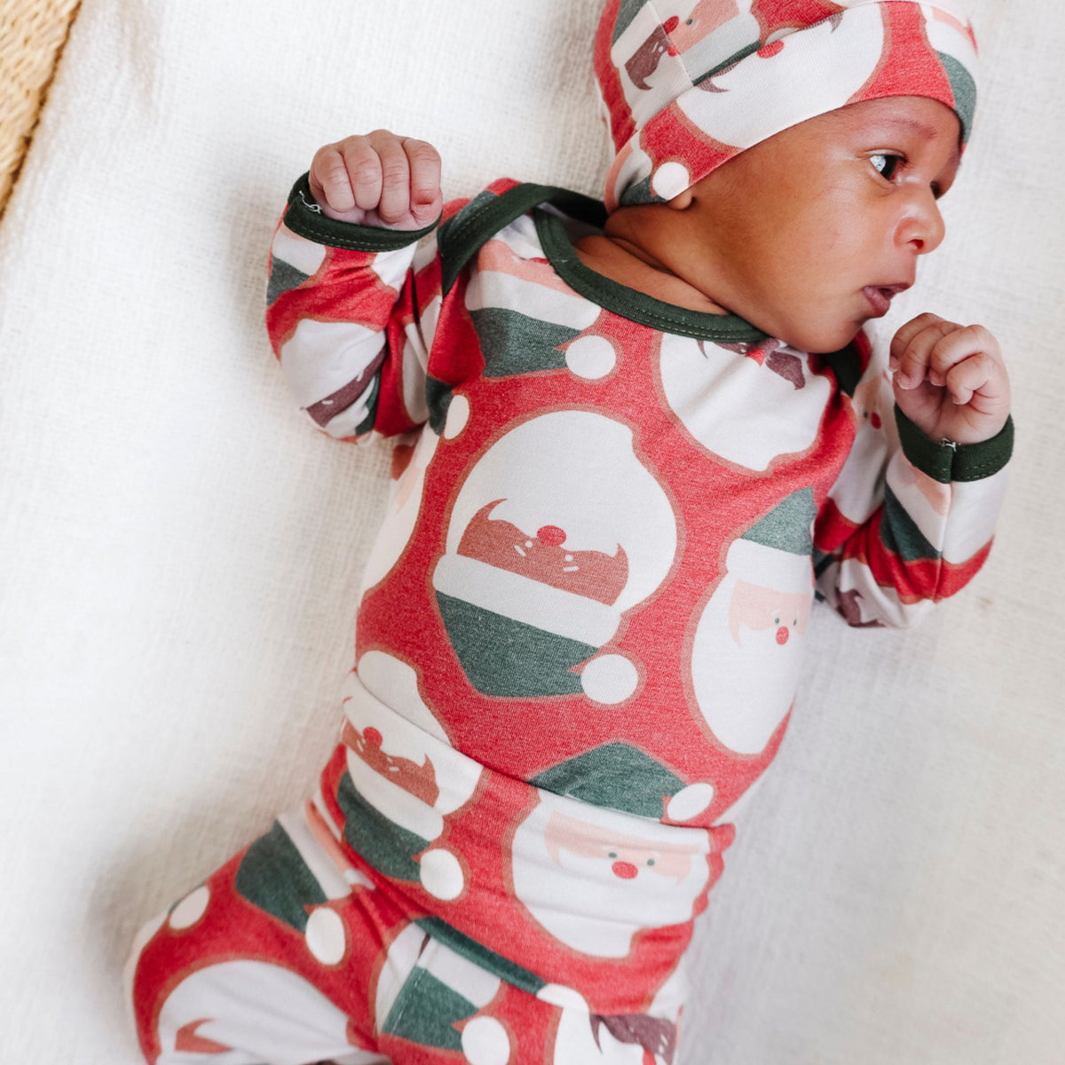 Footed Baby Pants - Claus