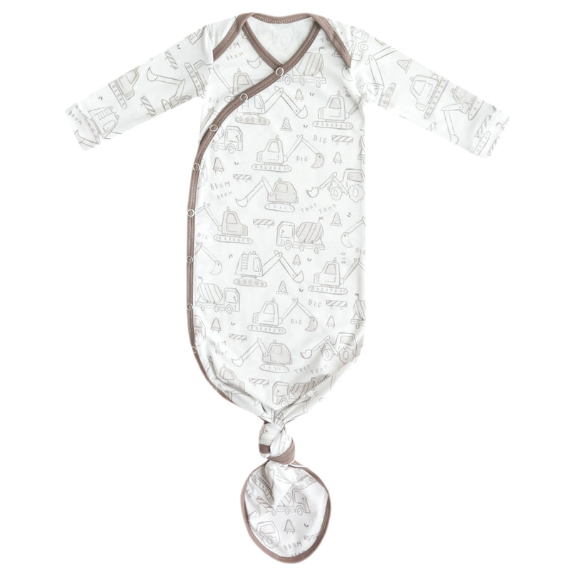 Newborn Knotted Gown - Gage