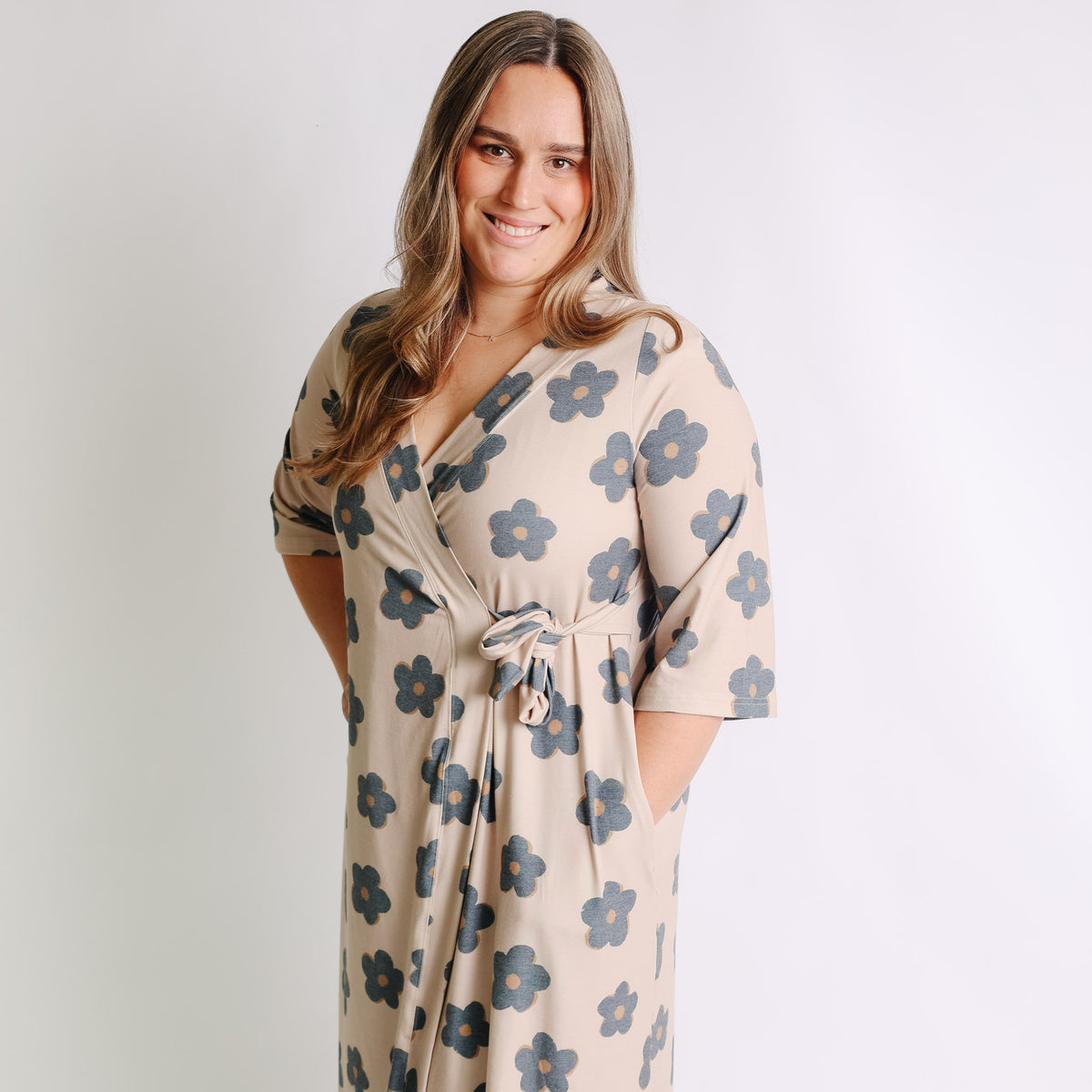 Women's Everyday Robe - Gemma In Tan