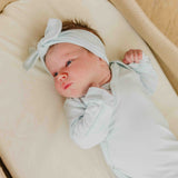 Knit Headband Bow - Air