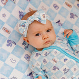 Knit Headband Bow - Monsters, Inc. Medley