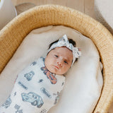 Knit Headband Bow - Disney Pixar Cars