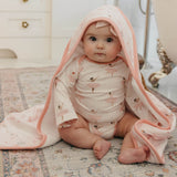 Premium Baby Knit Hooded Towel - Adelia
