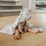 Premium Baby Knit Hooded Towel - Penguins