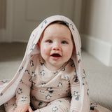 Premium Baby Knit Hooded Towel - Penguins