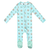 Zip-Up Footie Pajama - Star Wars Mando Medley