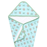 Premium Baby Knit Hooded Towel - Star Wars Mando Medley