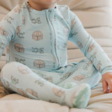 Zip-Up Footie Pajama - Star Wars Mando Medley
