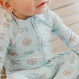 Zip-Up Footie Pajama - Star Wars Mando Medley