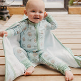 Premium Baby Knit Hooded Towel - Star Wars Mando Medley