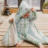Premium Baby Knit Hooded Towel - Star Wars Mando Medley
