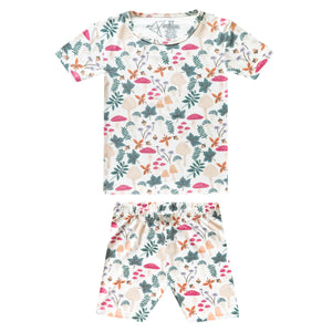 Copper Pearl 2-Piece Short Sleeve Pajama Set - Rad 4T