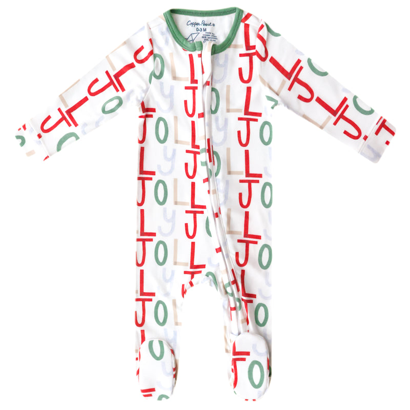 Zip-Up Footie Pajama - Jolly