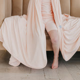 Three-Layer Jumbo Quilt - Blush