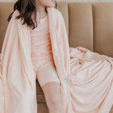 Three-Layer Jumbo Quilt - Blush