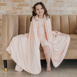 Three-Layer Jumbo Quilt - Blush