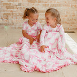 Bamboo Ruffled Jumbo Quilt - Bow My Gosh