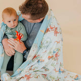 Three-Layer Jumbo Quilt - Dino Explorer