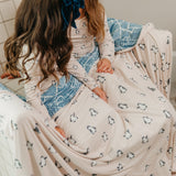 Three-Layer Jumbo Quilt - Penguins