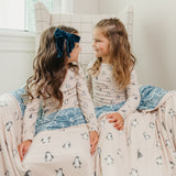 Three-Layer Jumbo Quilt - Penguins