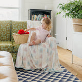 Three-Layer Jumbo Quilt - Princess Palaces