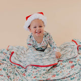 Three-Layer Jumbo Quilt - Snowy Slopes