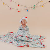 Three-Layer Jumbo Quilt - Snowy Slopes