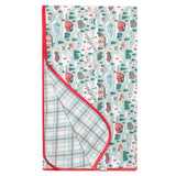 Three-Layer Jumbo Quilt - Snowy Slopes