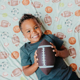 Three-Layer Jumbo Quilt - Sports Medley