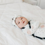 Knit Headband Bow - Bayside