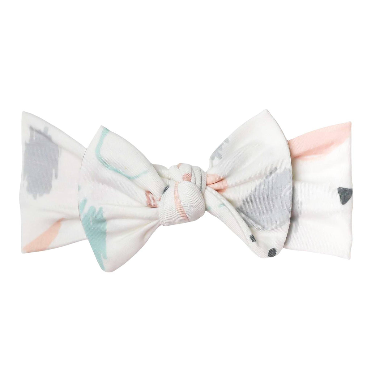 Knit Headband Bow - Bayside