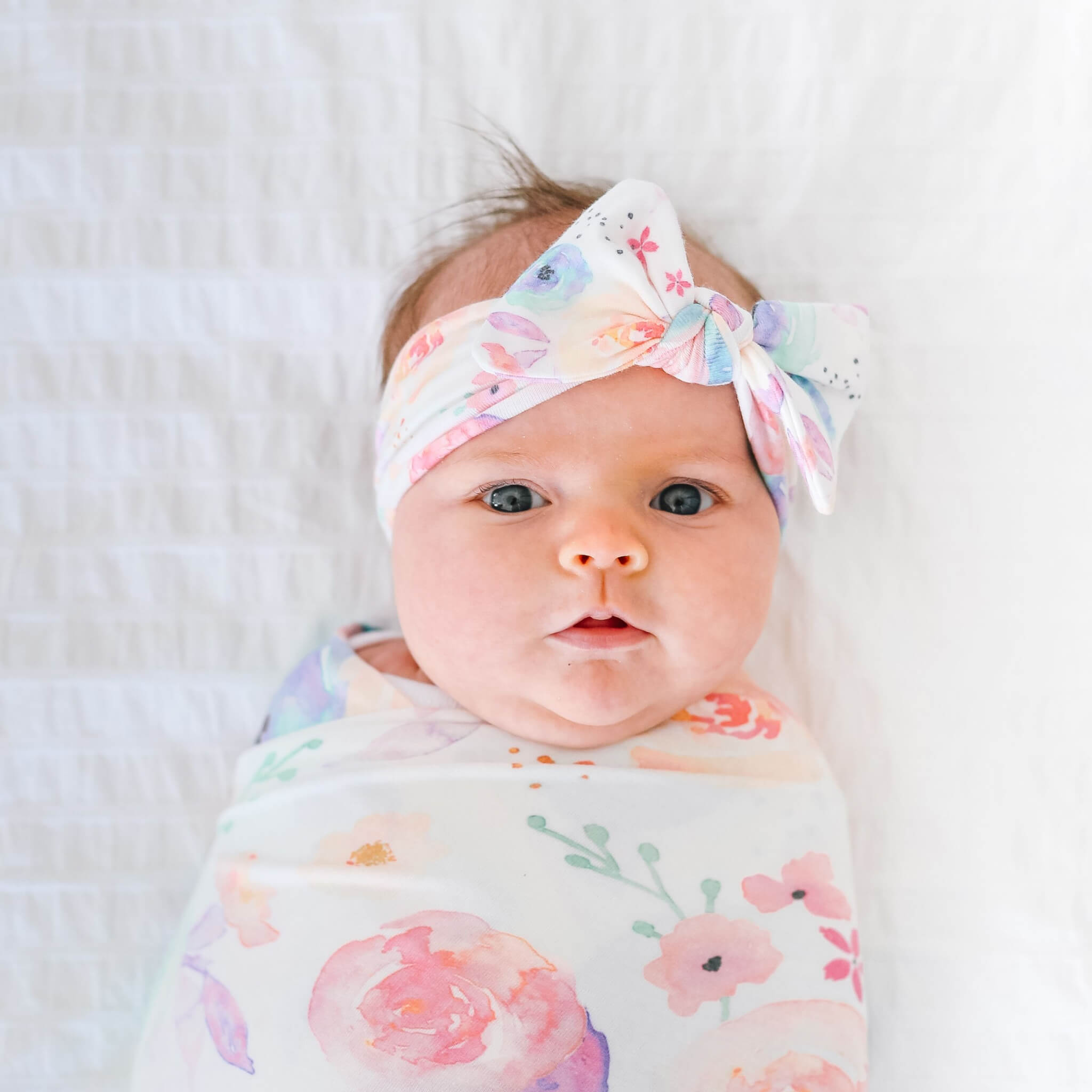 Knit Headband Bow - Bloom