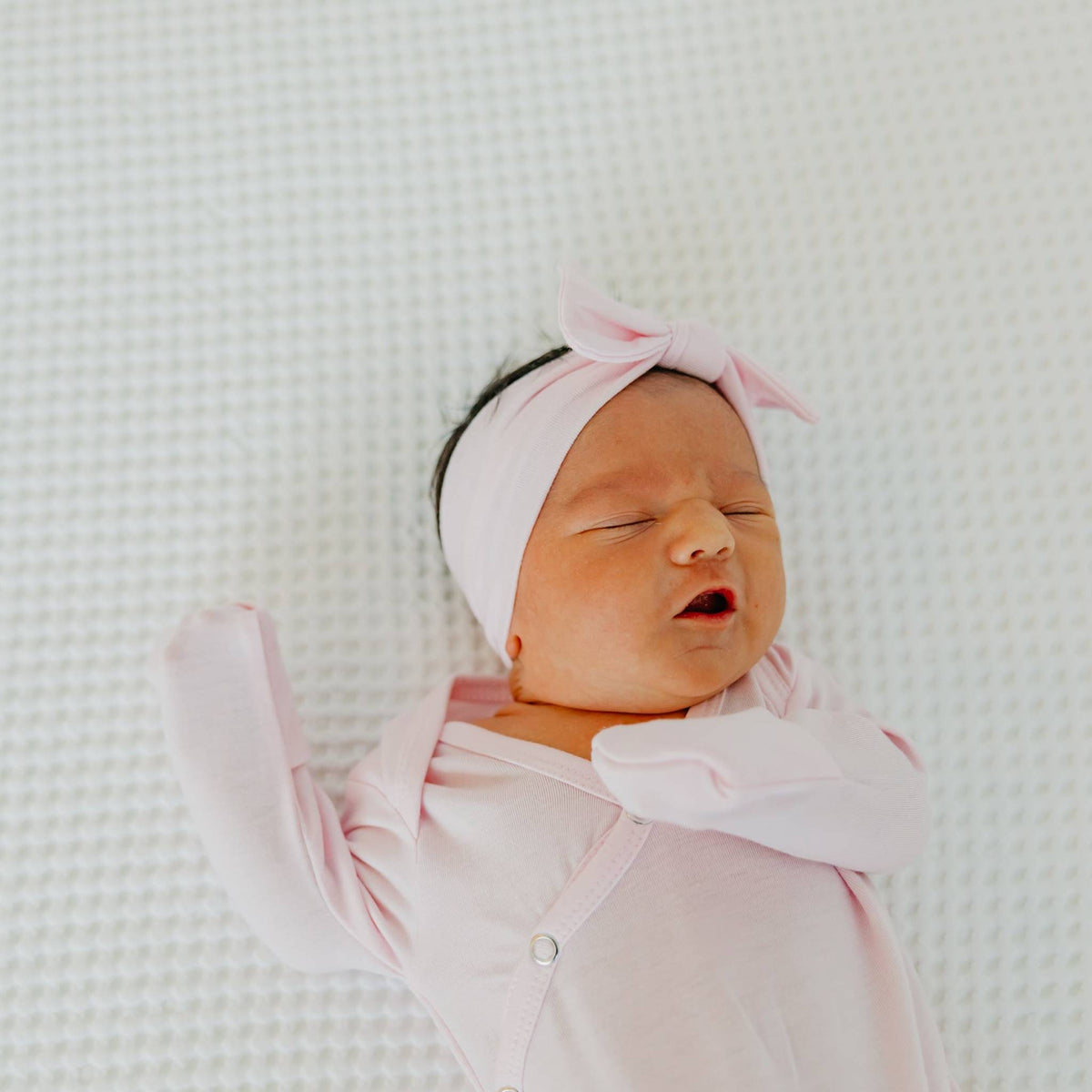 Knit Headband Bow - Blossom