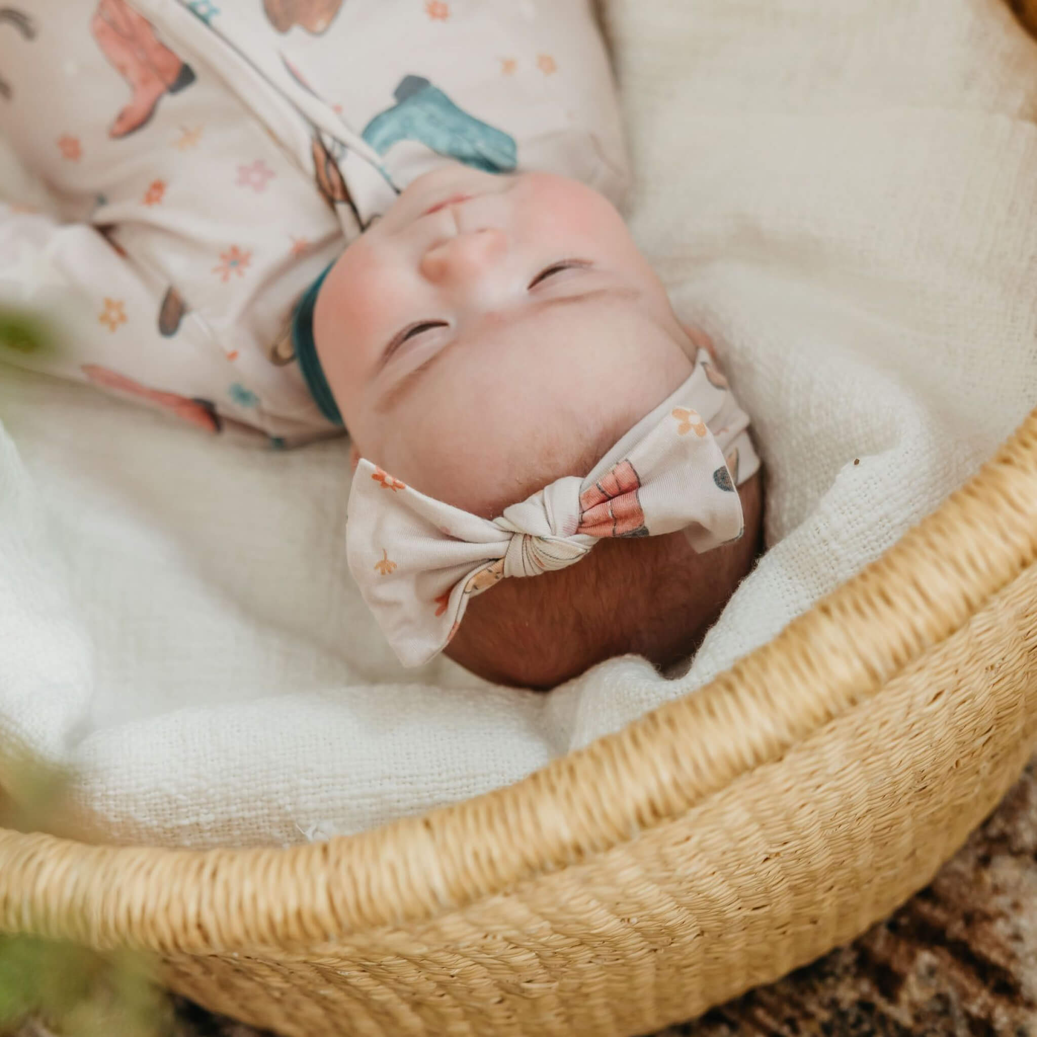 Knit Headband Bow - Cheyenne