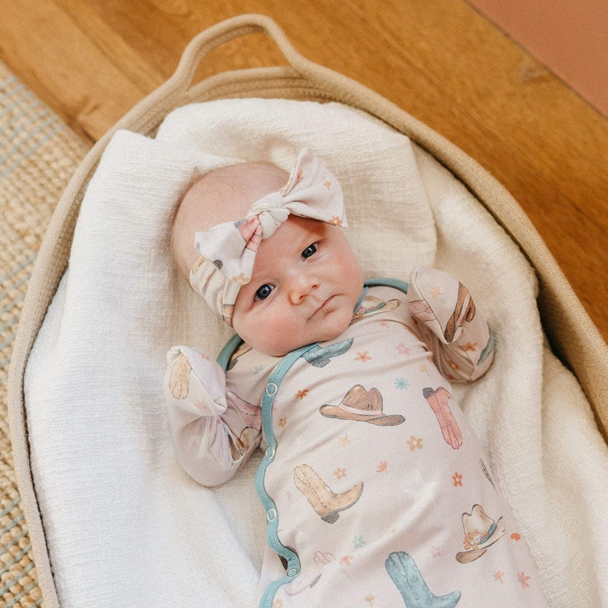 Knit Headband Bow - Cheyenne