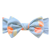 Knit Headband Bow - Clementine
