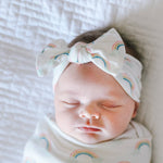 Knit Headband Bow - Daydream